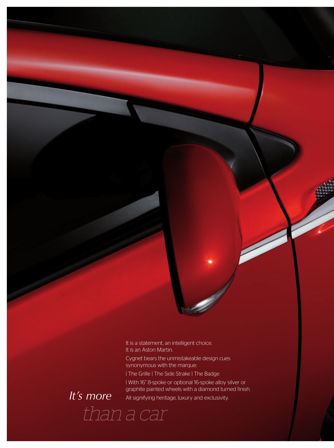 2012 Aston Martin Cygnet Brochure Page 15